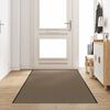 vidaXL Tappetino Beige e Nero 120 x 400 cm Polipropilene e vinile