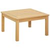 vidaXL Tavolino da salotto Acacia chiaro 60 x 60 x 36 cm