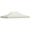 vidaXL Tetto per Tendone per Feste 4,5x3 m Crema 270 g/m&sup2;