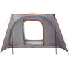 vidaXL Tenda da Campeggio 2 Persone Grigio e Arancione Impermeabile