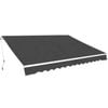 vidaXL Tenda da Sole Pieghevole Manuale 600 cm Antracite