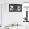 vidaXL Mobile da cucina 2 pcs Nero 40 x 31 x 40 cm Legno multistrato