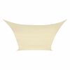 Perel Vela Parasole Quadrata Permeabile Acqua 3,6 m Champagne