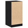 vidaXL Armadio da Apoteca Rovere nero 40 x 41 x 77.5 cm