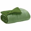 vidaXL Duvet Invernale Trapuntato Verde 240 x 260 cm Microfibra