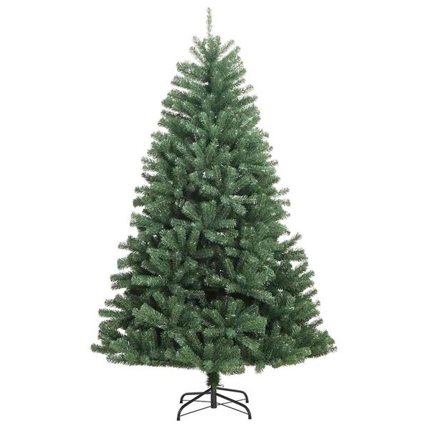 vidaXL Albero di Natale Artificiale con Rami Pieghevoli Verde 300 cm