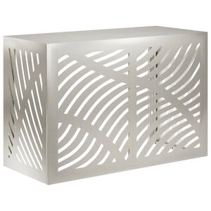 vidaXL Copertura per condizionatore d'aria Argento 90 x 40 x 60 cm