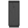 vidaXL Credenze 2 pz Grigie 31,5x34x75 cm in Legno Massello di Pino
