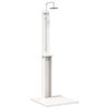 vidaXL Doccia da esterno 206 cm Legno massello di pino e acciaio inox