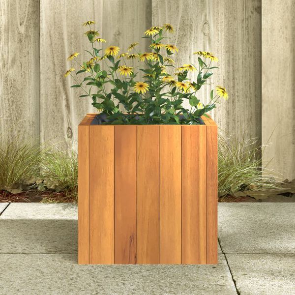 vidaXL Fioriera da Giardino 25x25x25 cm in Legno Massello di Acacia