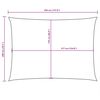 vidaXL Parasole a Vela Oxford Rettangolare 2x3,5 m Arancione