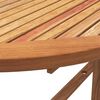 vidaXL Set Pranzo da Giardino 7pz Legno Massello di Acacia e Textilene