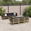 vidaXL Set Divani da Giardino 7pz con Cuscini Legno Impregnato di Pino