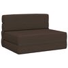 vidaXL Materasso pieghevole per divano letto Tortora 100 x 80 x 60 cm