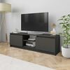 vidaXL Mobile Porta TV Grigio 120x30x35,5 cm in Legno Multistrato