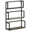 vidaXL Scaffale a Muro 60x20x85 cm in Legno Massello di Recupero