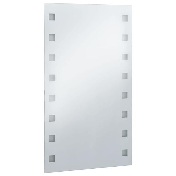 vidaXL Specchio da Parete a LED per Bagno 60x100 cm