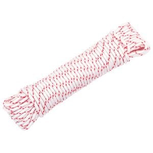 vidaXL Fune di Avviamento a Strappo Bianco e Rosso &Oslash;3 mm 10 m in Nylon