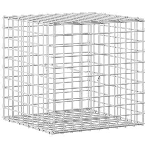 vidaXL Gabione con Filo da 5 mm e Rete da 5x5 cm 50x50x50 cm