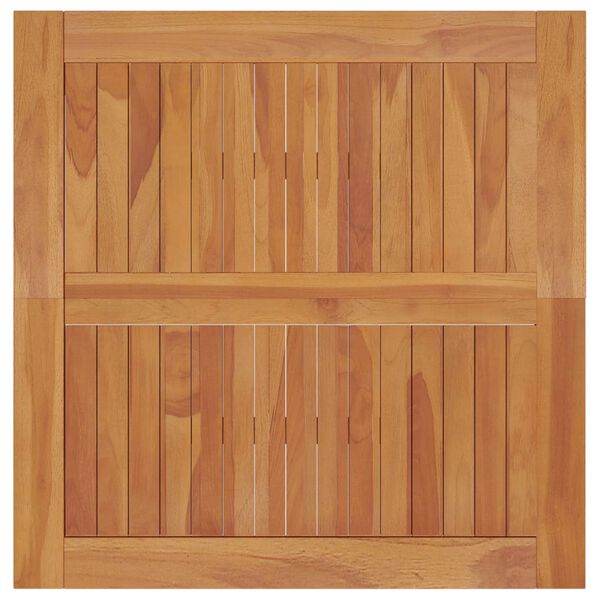 vidaXL Tavolo da Pranzo da Giardino 85x85x75 cm Legno Massello di Teak