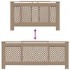 vidaXL Copertura per Radiatore in MDF 205 cm
