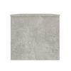 vidaXL Tavolino Grigio Cemento 102x50,5x46,5 cm in Legno Multistrato