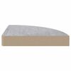vidaXL Mensole Angolari 2pz Grigio Cemento 35x35x3,8 cm in MDF