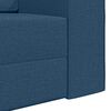 vidaXL Divano letto Blu navy 245 x 78 x 77 cm Tessuto