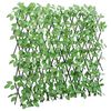 vidaXL Traliccio Edera Artificiale Espandibile Verde 180x60 cm