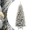 vidaXL Albero di Natale artificiale con 300 LED Bianco 240 cm