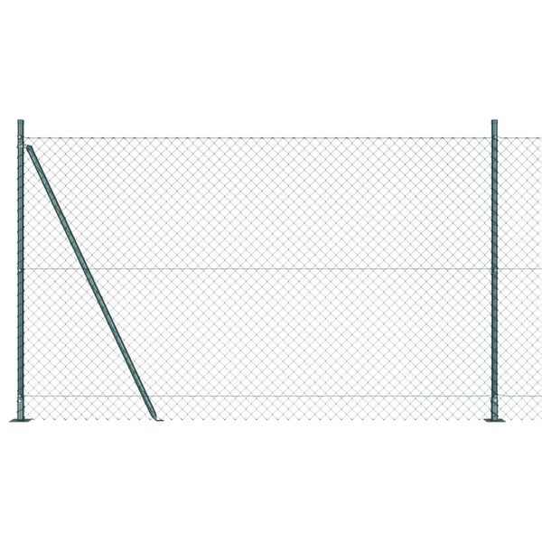 vidaXL Palo della recinzione Verde 10 x 1,6 m (rete 40 x 40 mm)