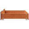 vidaXL Cassettoni per Letto 2pz Marrone Cera 65x55x17 cm Legno di Pino