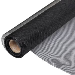 vidaXL Zanzariera in Fibra di Vetro 100x500 cm Nera