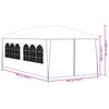 vidaXL Tenda per Feste 3x6 m Antracite
