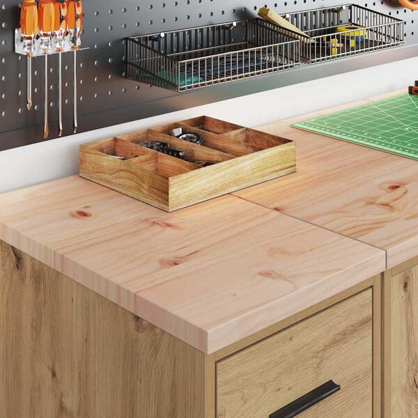 vidaXL Armadi da Garage 2 pz Rovere Artigianale in Legno Multistrato