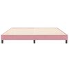 vidaXL Letto a Molle senza Materasso Rosa 200x210 cm in Velluto