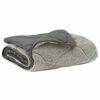 vidaXL Piumone Completo Annuale Trapuntato Grigio chiaro 135 x 200 cm