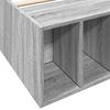 vidaXL Giroletto Grigio Sonoma 90x200 cm in Legno Multistrato