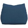 vidaXL Cuscino per Schiena Blu 45 x 20 x 35 cm Tessuto