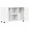 vidaXL Credenza FLORIN Bianco 88,5 x 30,5 x 55,5 cm Legno multistrato