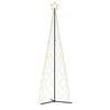 vidaXL Albero di Natale a forma di cono luce Bianca Calda 500 LED 100x300 cm