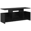 vidaXL Supporto TV 102 x 35 x 45 cm Rovere Nero Legno ingegnerizzato