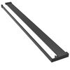 vidaXL Mensola Doccia a Parete per Doccia Walk-in Nera 115cm Alluminio