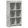vidaXL Libreria Grigio Concret&egrave; 59 x 30 x 111 cm Legno ingegnerizzato