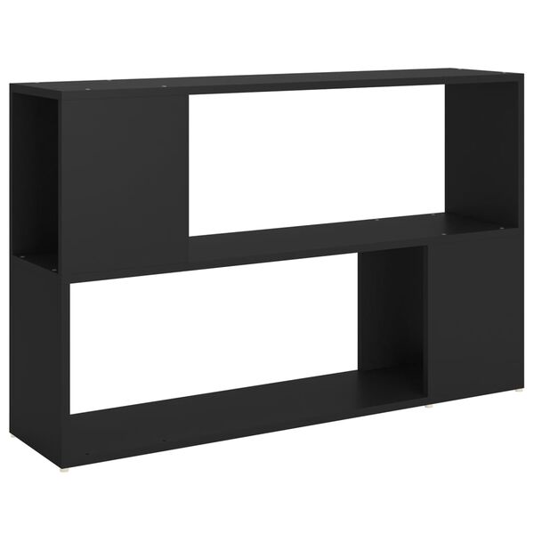 vidaXL Libreria Nera 100x24x63 cm in Truciolato