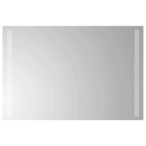 vidaXL Specchio da bagno LED Trasparente 60 x 40 cm vetro temperato