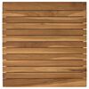vidaXL Piano del tavolo 50 x 50 x 3,5 cm Quadrato Legno di teak solido