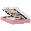 vidaXL Letto ottomano Rosa 120 x 200 cm Velluto