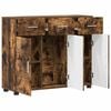 vidaXL Credenza con lo scaffale FLORIN Rovere fum&eacute; 88,5 x 30,5 x 73 cm
