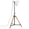 vidaXL Lampada da Terra 25 W Bianca 75x75x90-150 cm E27